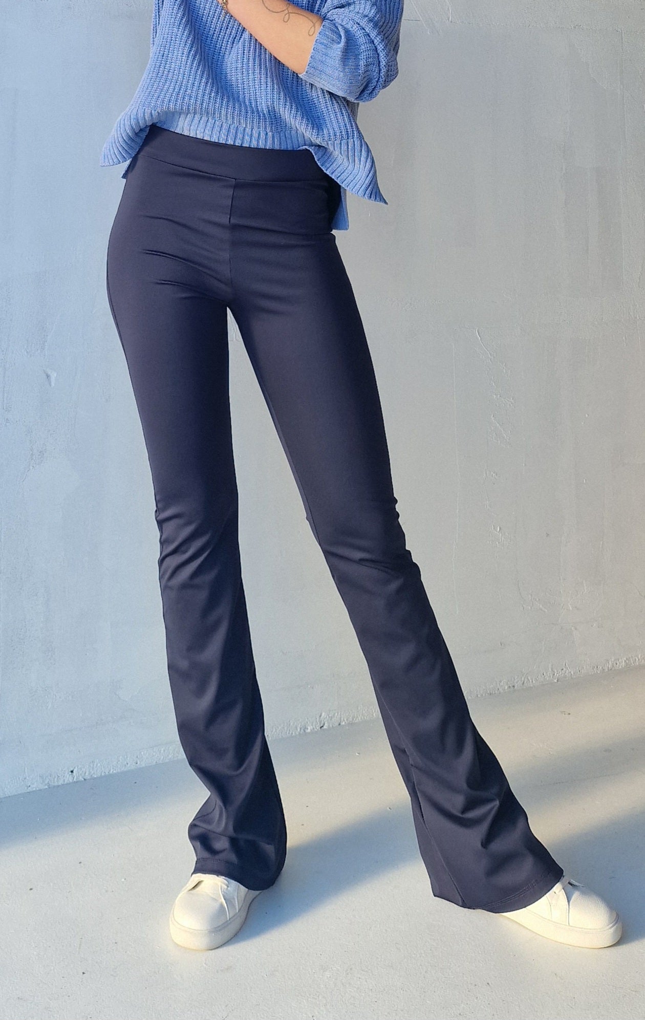 Flared | sportstof | navy | tall