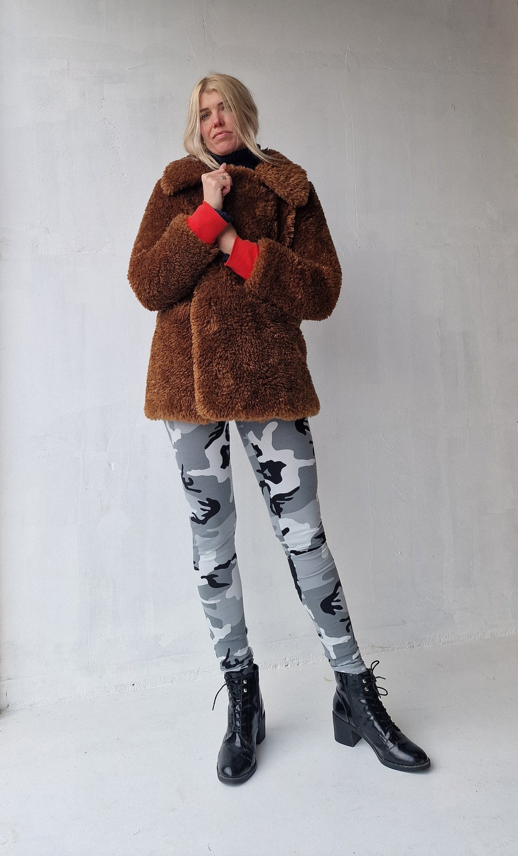 Extra lange legging camouflage | tall | Lengte 36