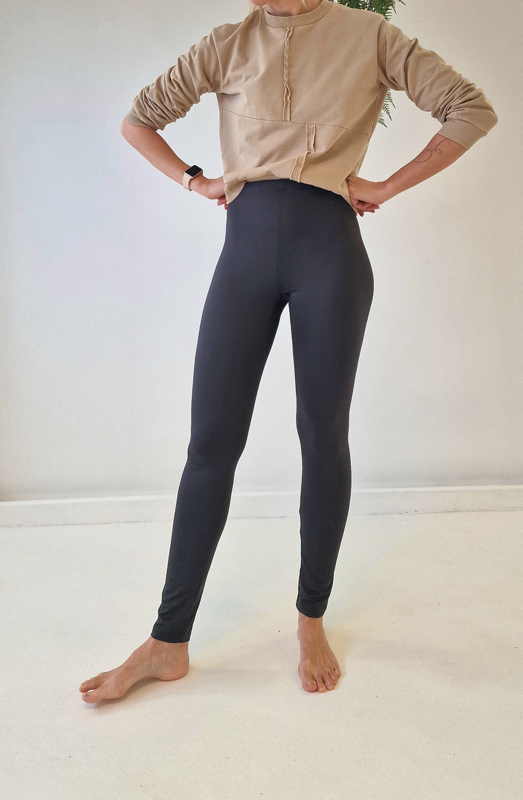 Extra lange legging sport/casual | tall | black | Lengte 34 & 36