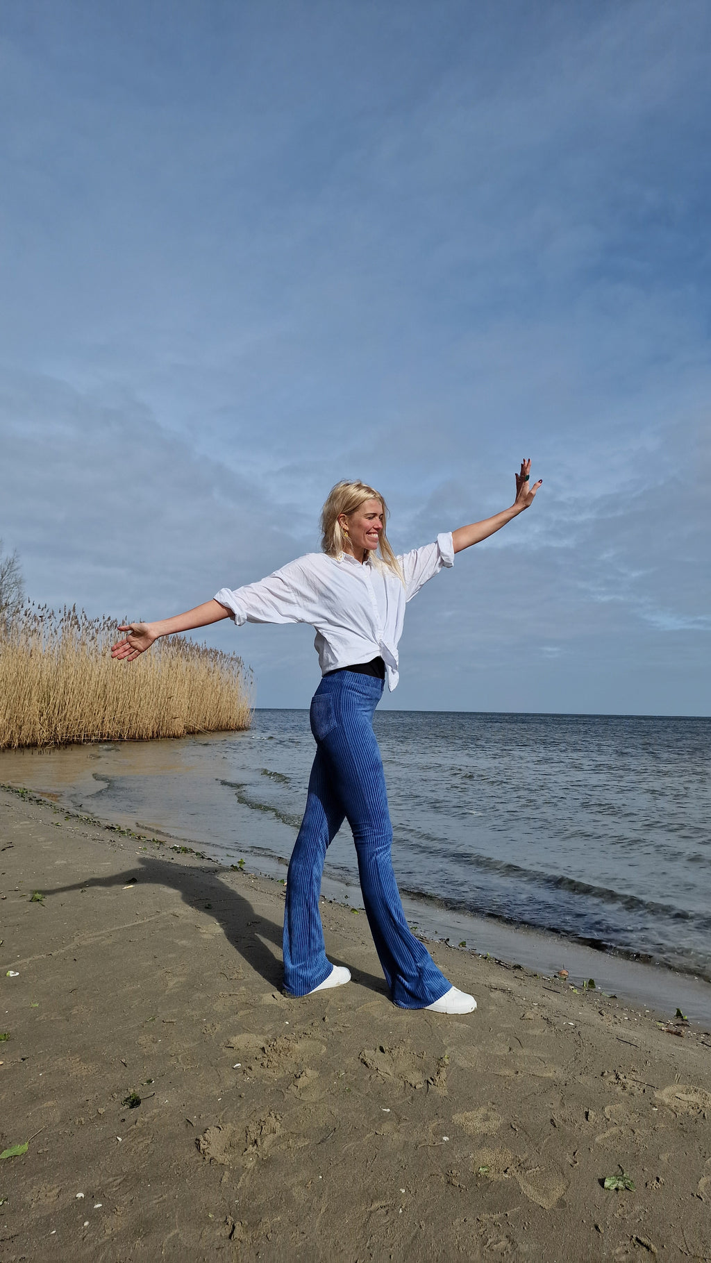 Flared | rib violet | TALL