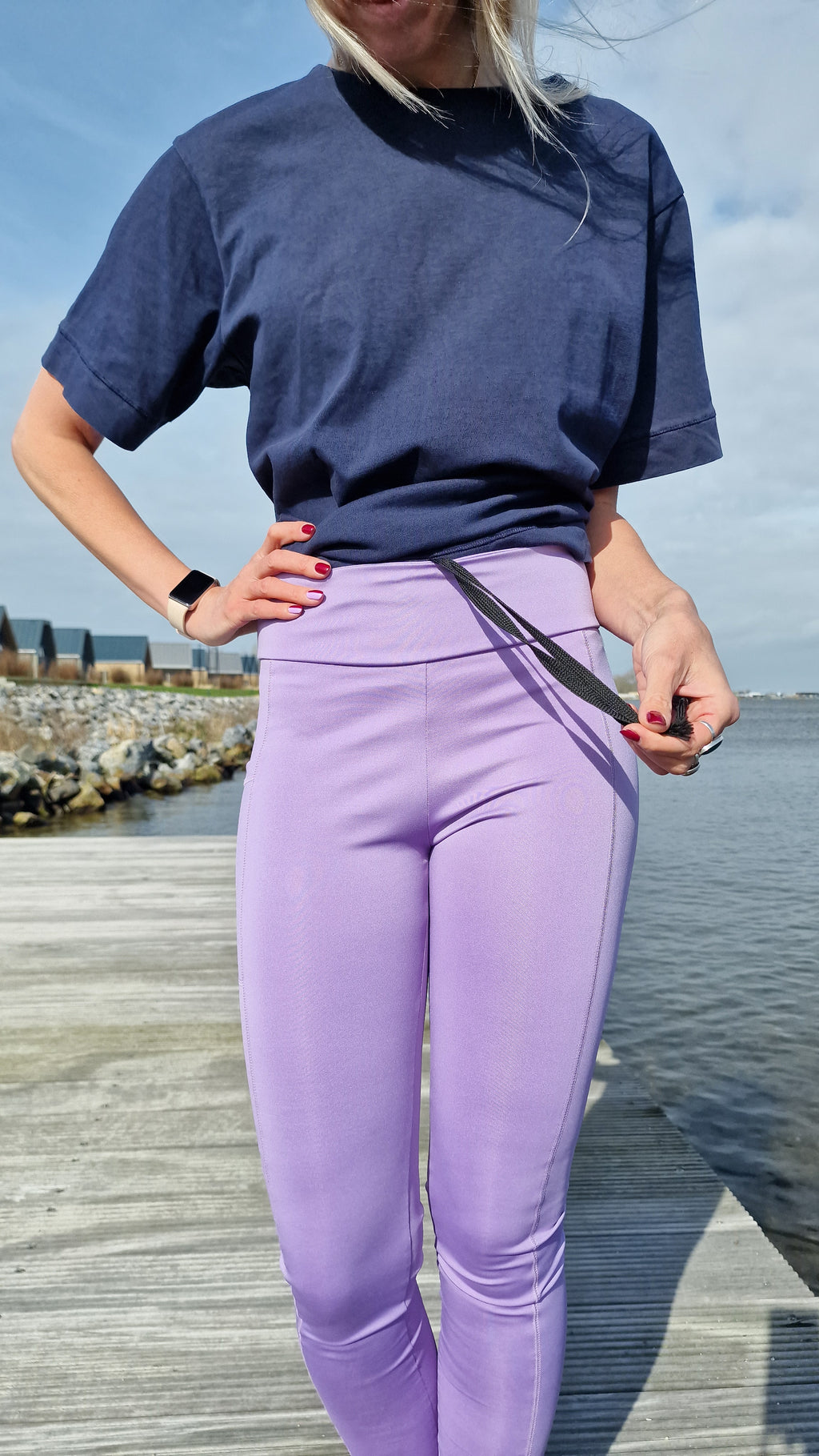 Sportlegging | lila | tall