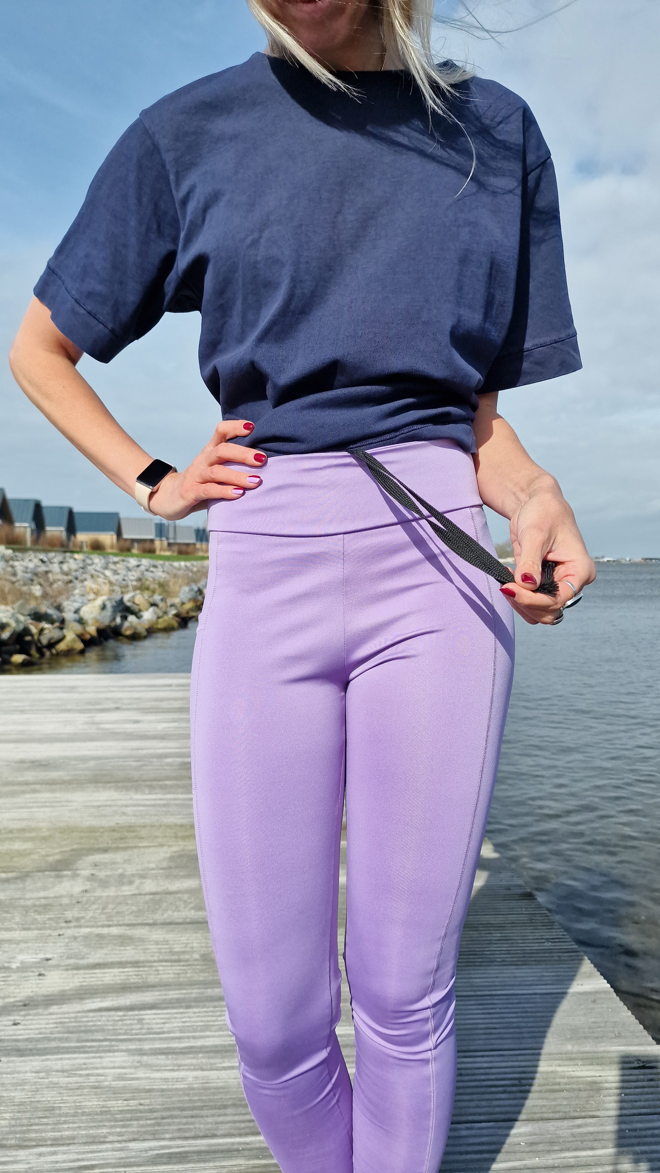 Sportlegging | lila | tall
