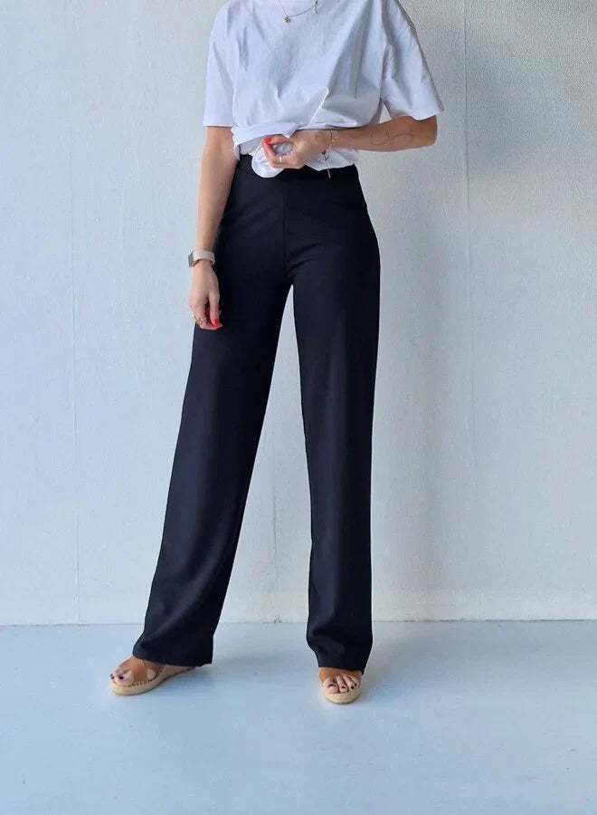 Extra lange wide leg | black | tall | lengtemaat 32, 34 en 36