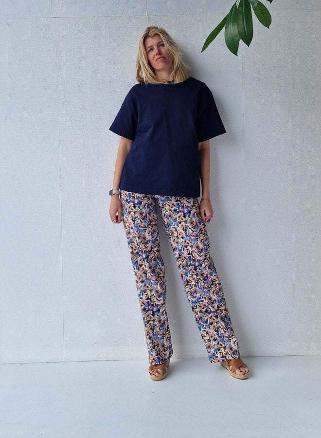 Extra lange wide leg | multicolour | tall | lengtemaat 36