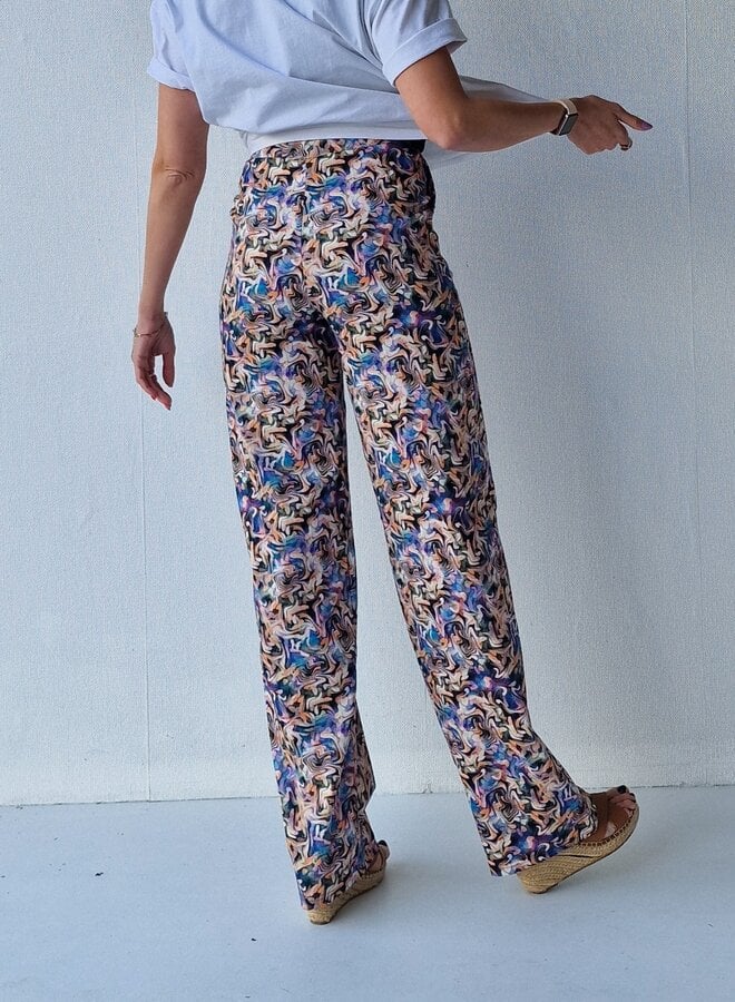 Extra lange wide leg | multicolour | tall | lengtemaat 36