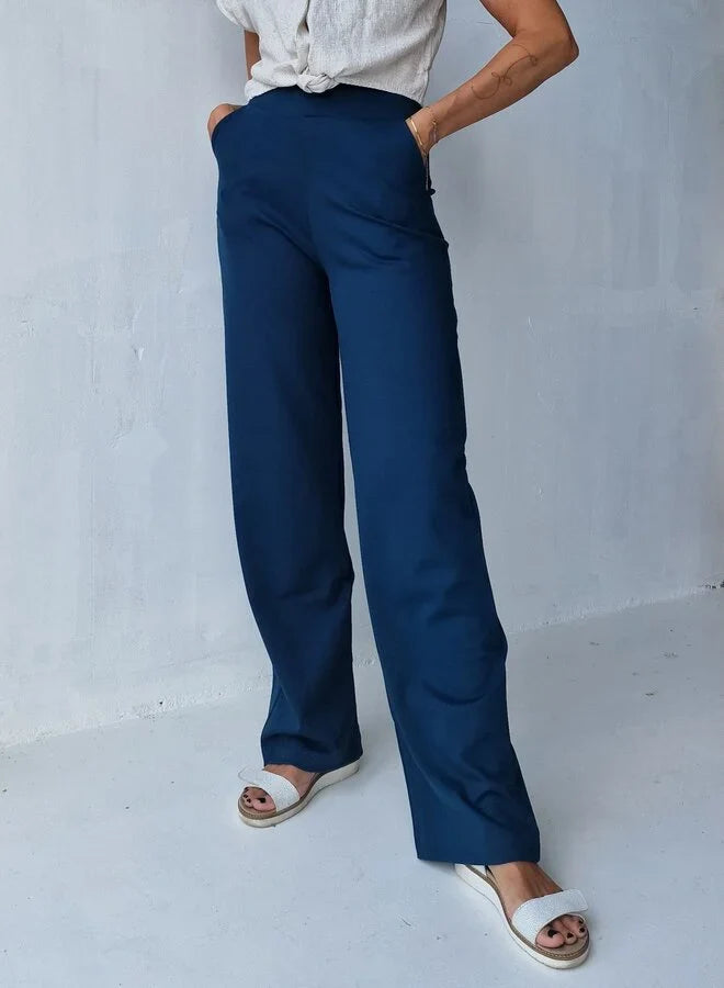 Extra lange wide leg | petrol | tall | lengtemaat 36