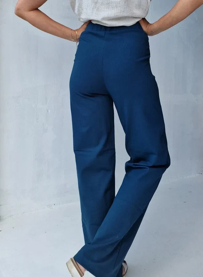 Extra lange wide leg | petrol | tall | lengtemaat 36