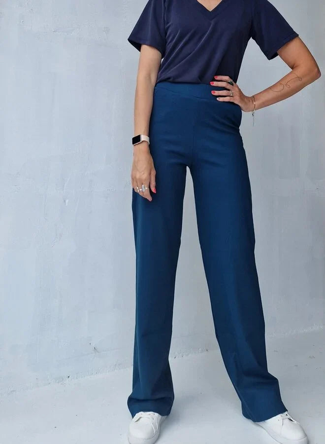 Extra lange wide leg | petrol | tall | lengtemaat 36