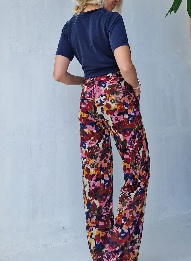 Wide leg flowers in lengte "36 - Madame Liz