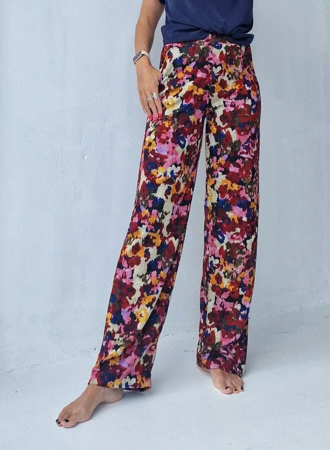 Wide leg flowers in lengte "36 - Madame Liz