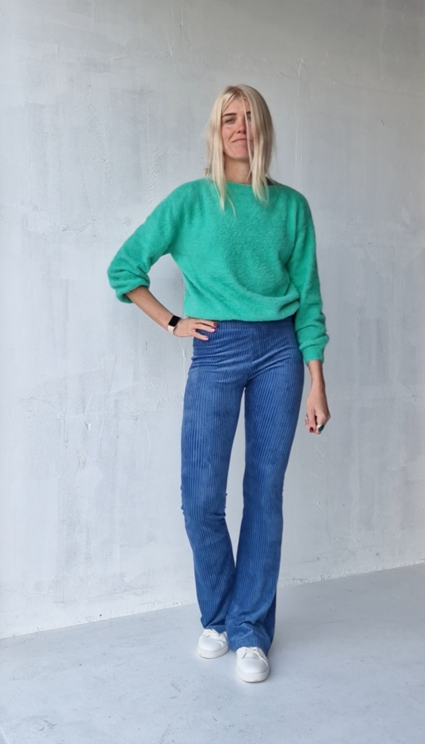 Flared | rib violet | TALL