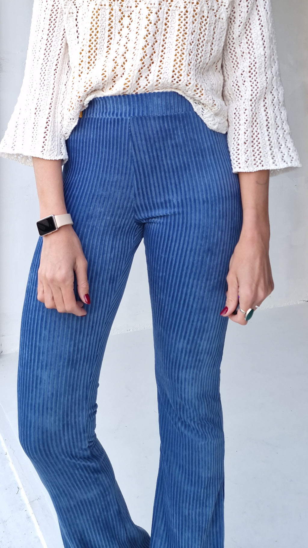 Flared | rib violet | TALL